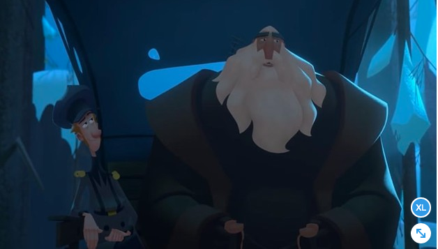 Dibujos de santa claus y un cartero