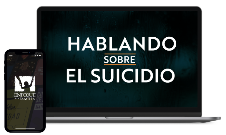 Laptop con la miniatura del curso Hablando sobre el Suicidio