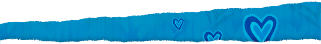 TExtura de papel rasgado con grafitis y corazones azules