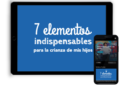 Laptop con Curso 7 Elementos indispesables para la crianza de mis hijos