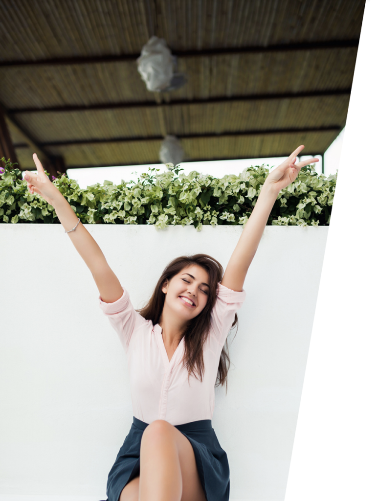 Mujer feliz