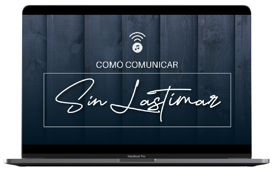 Laptop con serie Como Comunicar Sin Lastimar