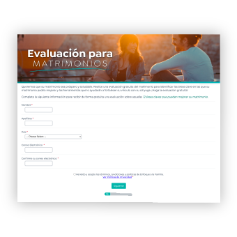 Imagen de autoevaluación para Matrimonios